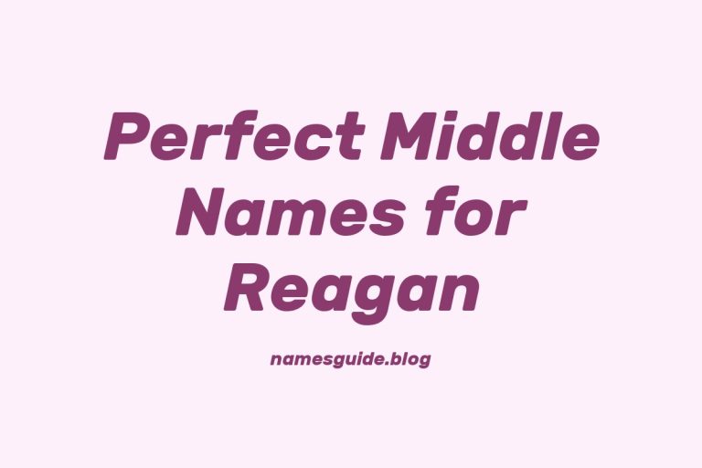 43+ Perfect Middle Names for Reagan: Find the Ideal Match