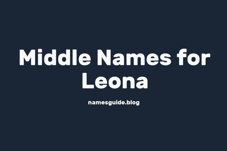 69+ Middle Names for Leona: The Perfect Complement