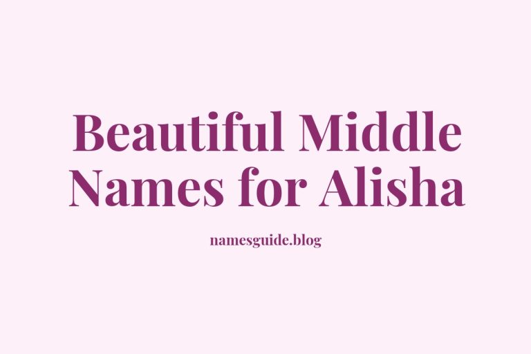 71+ Beautiful Middle Names for Alisha: Find the Perfect Match