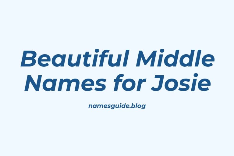 65+ Beautiful Middle Names for Josie