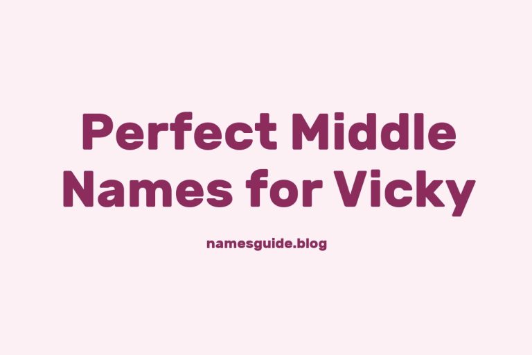 43+ Perfect Middle Names for Vicky: Find the Ideal Match