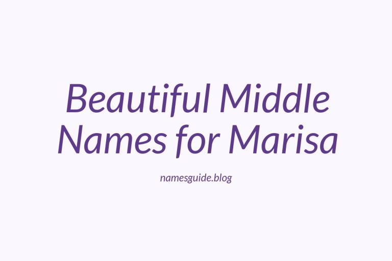 61+ Beautiful Middle Names for Marisa: Find the Perfect Match