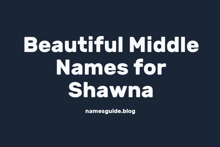 81+ Beautiful Middle Names for Shawna: Find the Perfect Fit