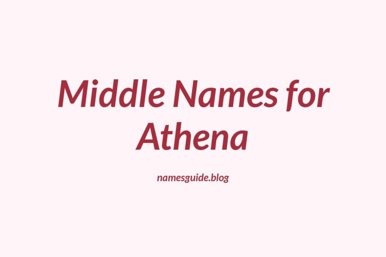 62+ Middle Names for Athena: The Perfect Pairings