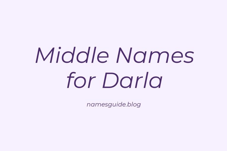 48+ Middle Names for Darla: The Perfect Complement