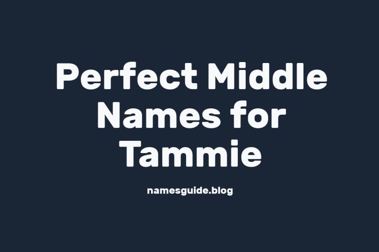 81+ Perfect Middle Names for Tammie