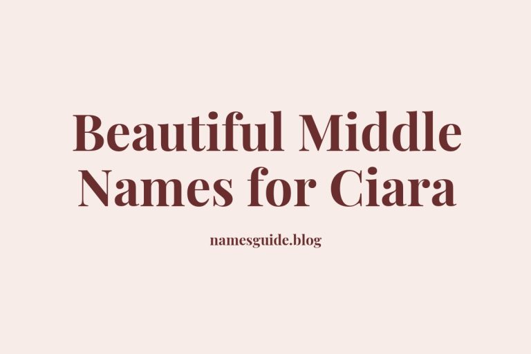 62+ Beautiful Middle Names for Ciara: Find the Perfect Match