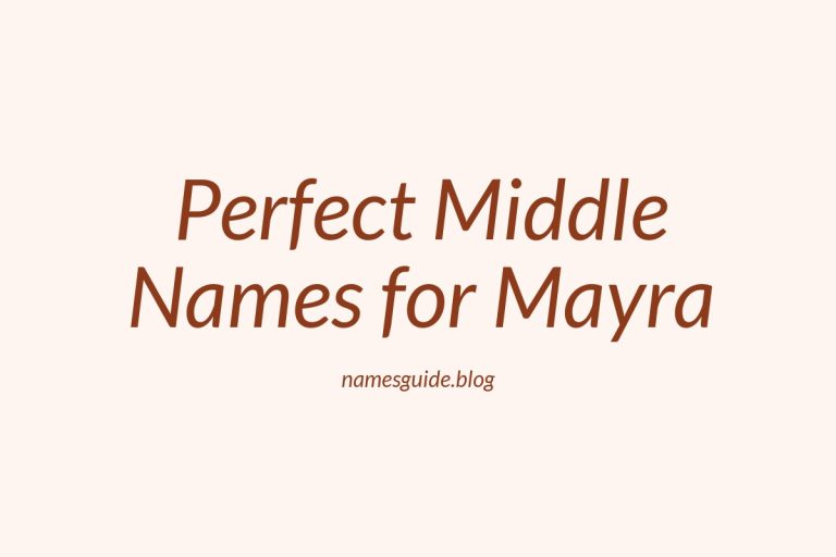 58+ Perfect Middle Names for Mayra