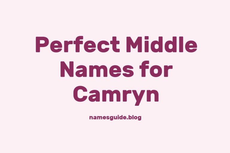 37+ Perfect Middle Names for Camryn