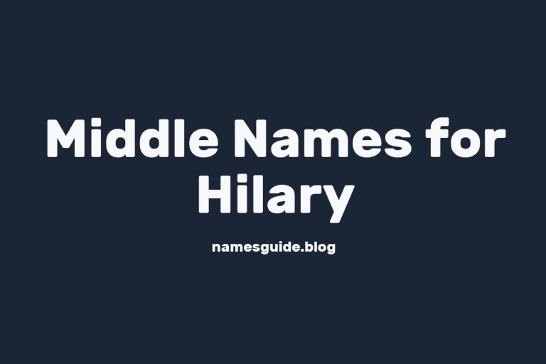 69+ Middle Names for Hilary: Find the Perfect Match