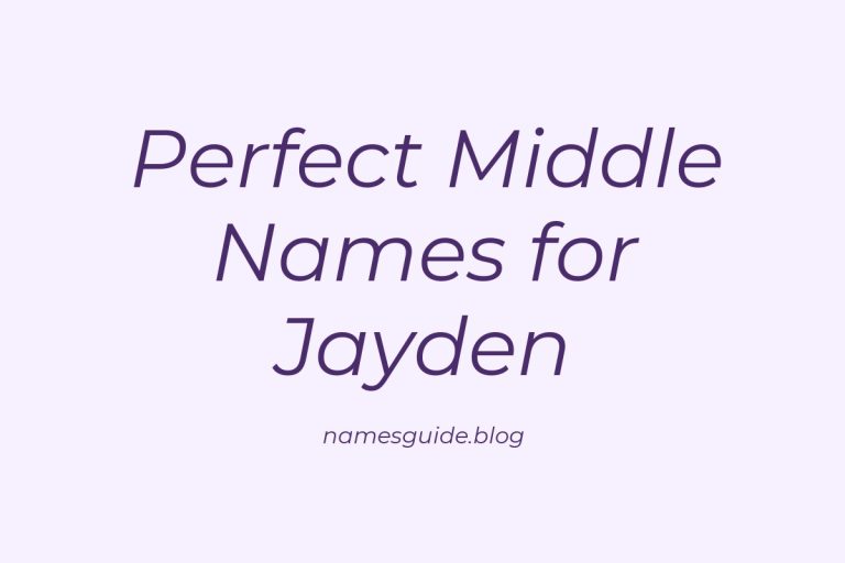 82+ Perfect Middle Names for Jayden: Find the Ideal Match