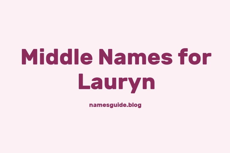 54+ Middle Names for Lauryn: Find the Perfect Match