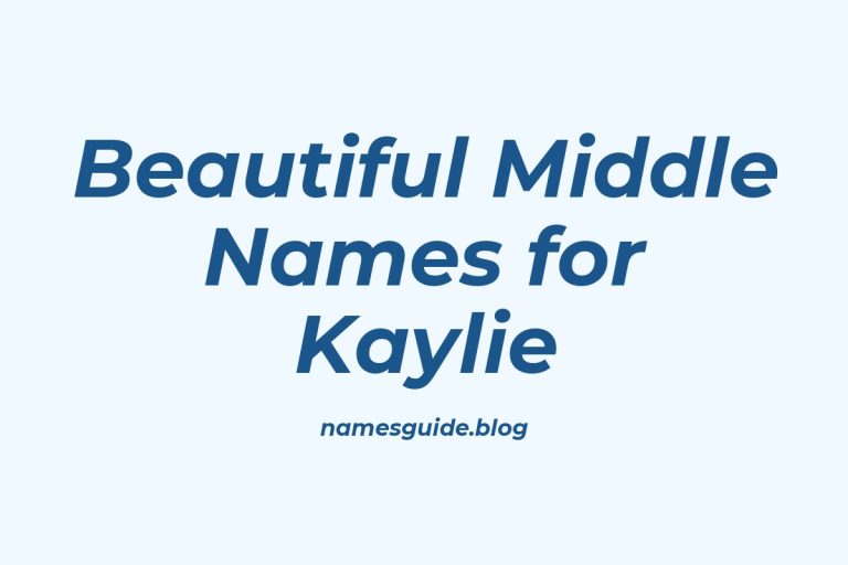 45+ Beautiful Middle Names for Kaylie
