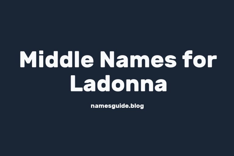 62+ Beautiful Middle Names for Ladonna