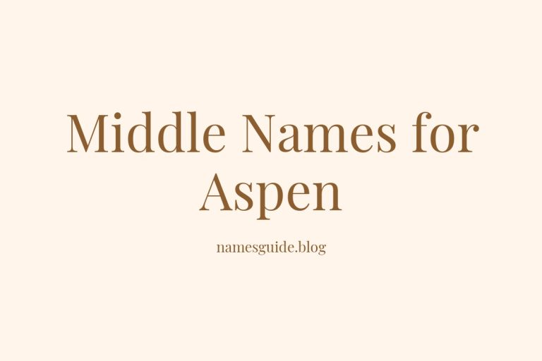 39+ Perfect Middle Names for Aspen