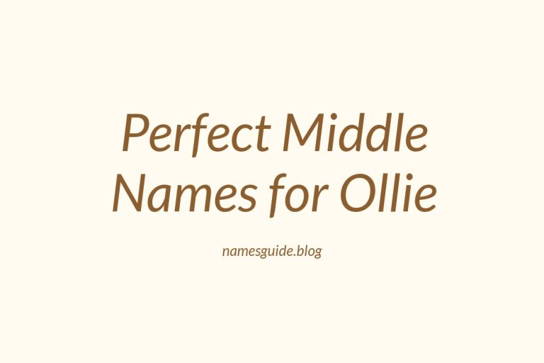 53+ Perfect Middle Names for Ollie