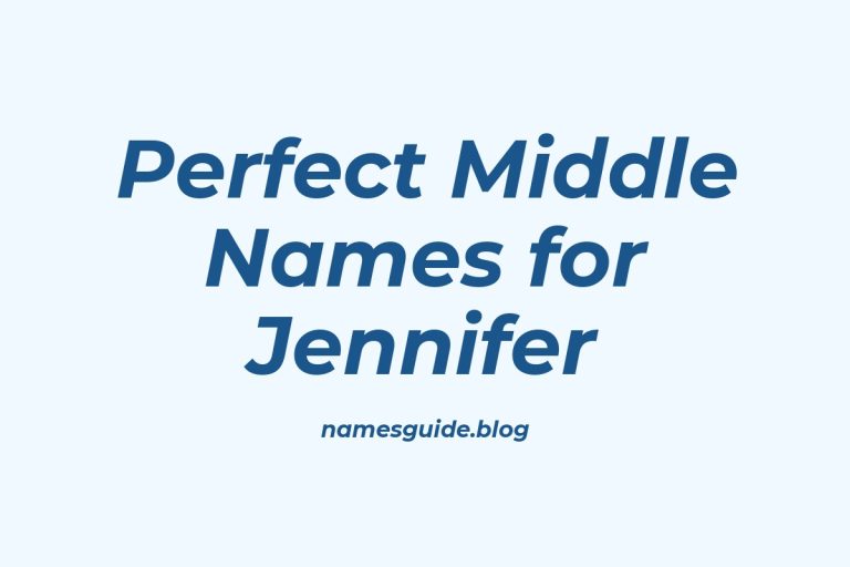 46+ Perfect Middle Names for Jennifer