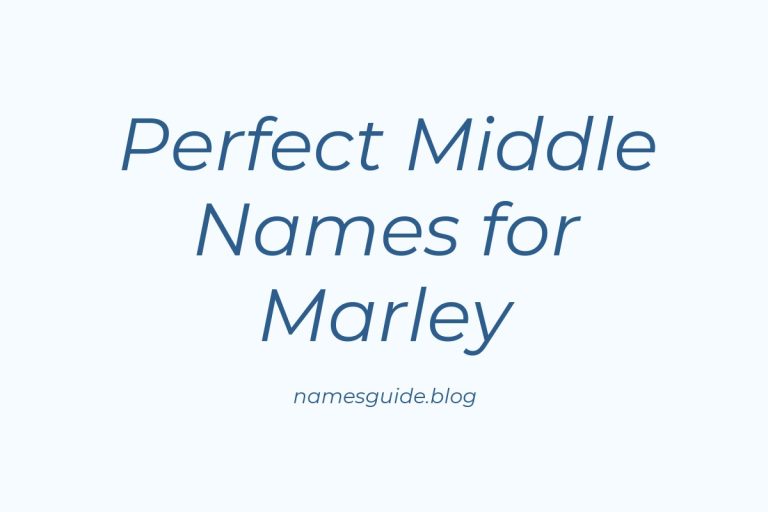67+ Perfect Middle Names for Marley: Find the Ideal Match