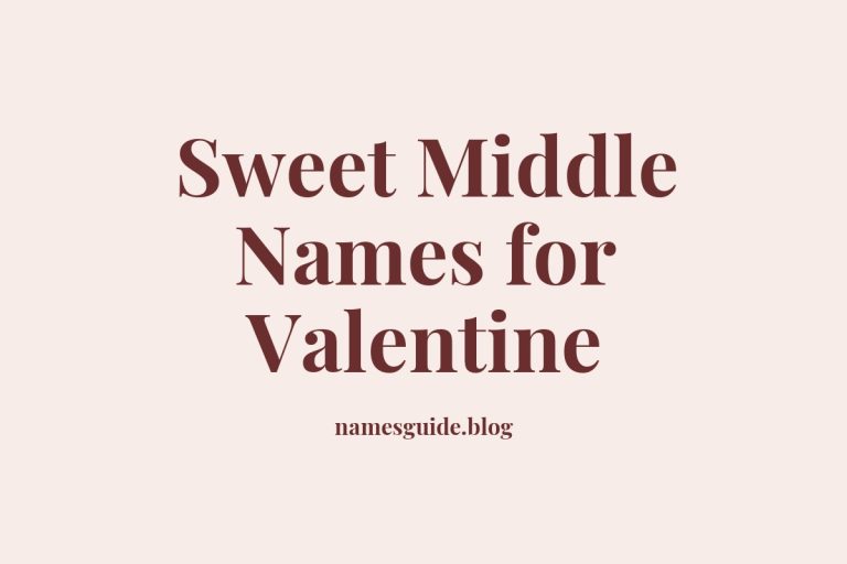 78+ Sweet Middle Names for Valentine: Find the Perfect Match