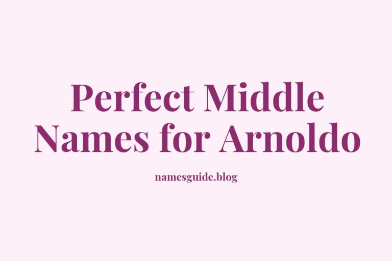 79+ Perfect Middle Names for Arnoldo: Find the Ideal Match