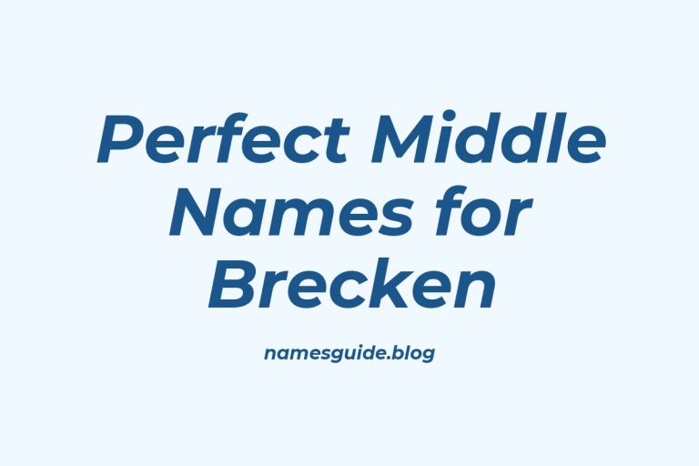 48+ Perfect Middle Names for Brecken