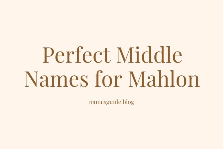 66+ Perfect Middle Names for Mahlon