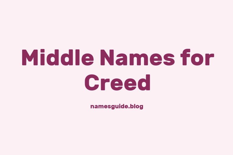 39+ Middle Names for Creed: The Ultimate Guide