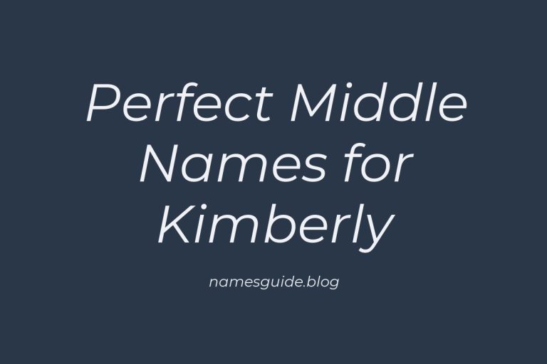 63+ Perfect Middle Names for Kimberly: Find Your Ideal Match