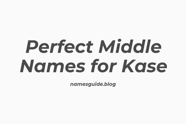 56+ Perfect Middle Names for Kase: Find the Ideal Match