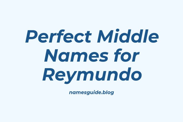71+ Perfect Middle Names for Reymundo