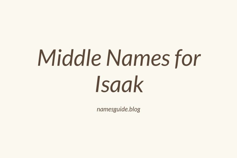 80+ Middle Names for Isaak: The Perfect Complement
