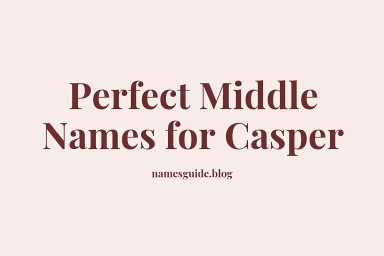 39+ Perfect Middle Names for Casper