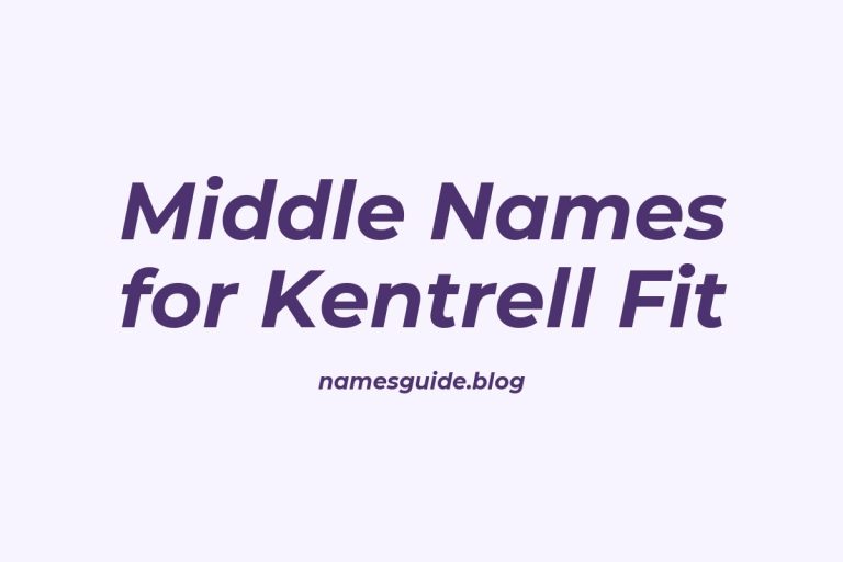 75+ Middle Names for Kentrell: Find the Perfect Fit