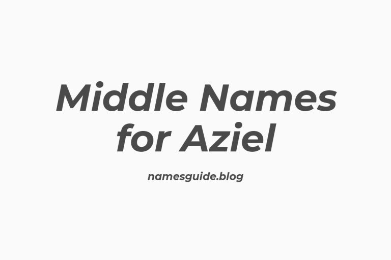 40+ Middle Names for Aziel: The Perfect Complement