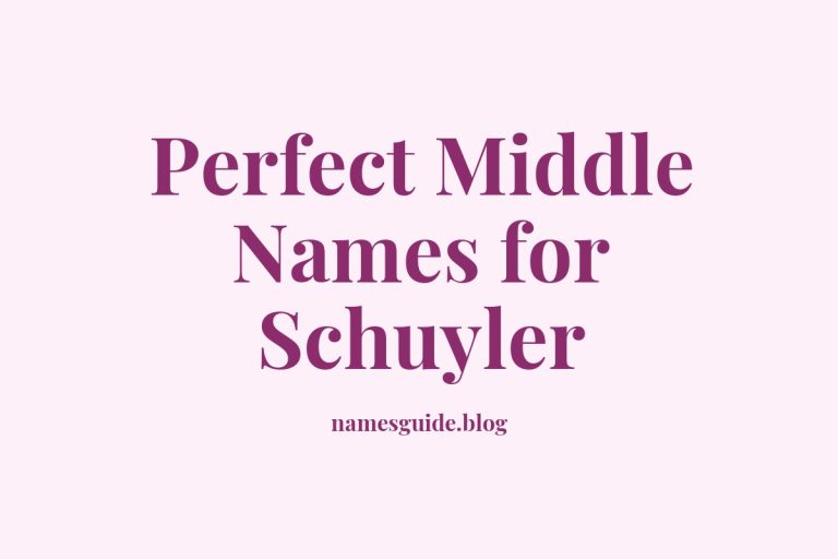 74+ Perfect Middle Names for Schuyler: Find the Ideal Match