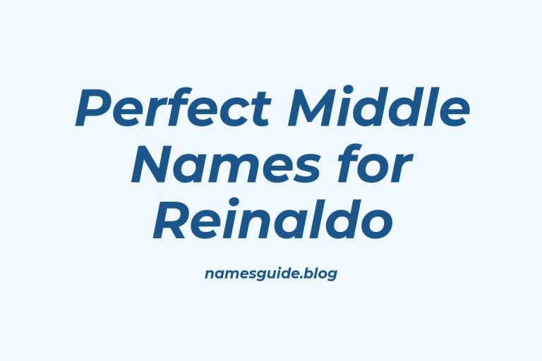 38+ Perfect Middle Names for Reinaldo