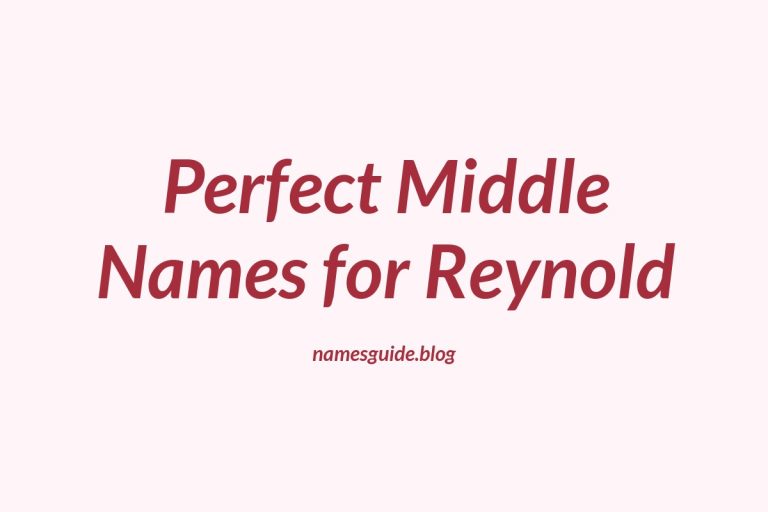 79+ Perfect Middle Names for Reynold