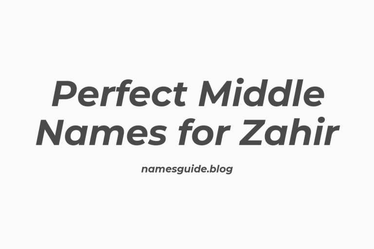 39+ Perfect Middle Names for Zahir: Find the Best Fit