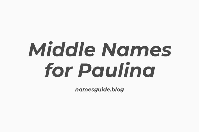 74+ Perfect Middle Names for Paulina: Find the Best Fit