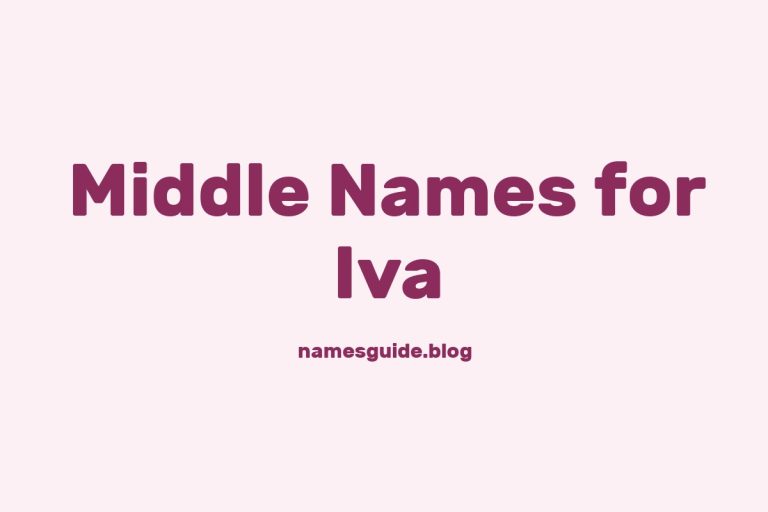 83+ Middle Names for Iva: The Perfect Complement