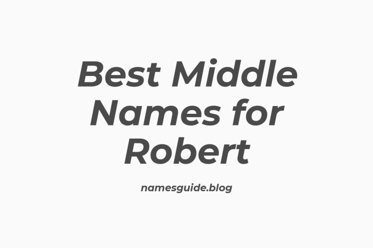 55+ Best Middle Names for Robert: Find the Perfect Match