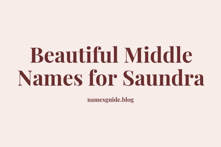 68+ Beautiful Middle Names for Saundra: Find the Perfect Match