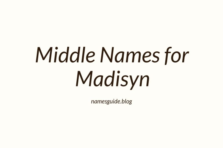 64+ Middle Names for Madisyn: The Ultimate Guide