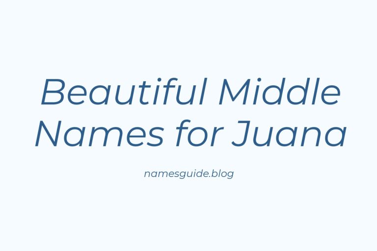 48+ Beautiful Middle Names for Juana: Find the Perfect Fit