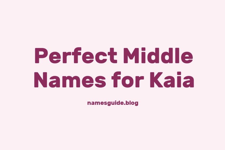 56+ Perfect Middle Names for Kaia