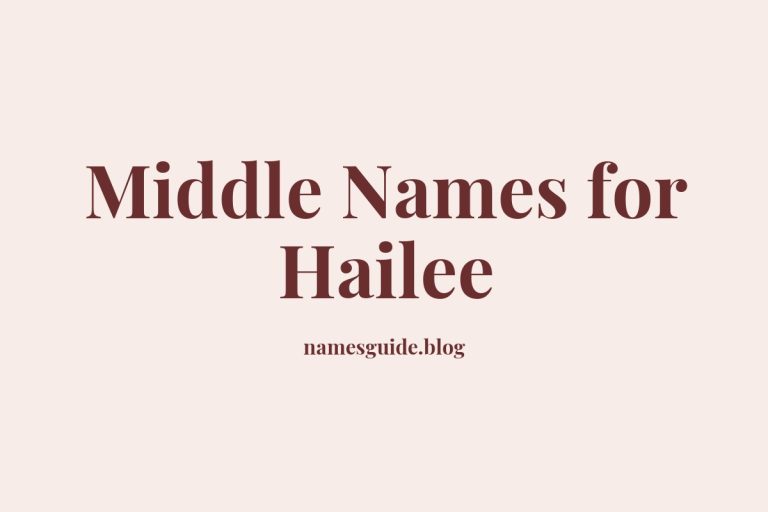 54+ Middle Names for Hailee: The Perfect Complement