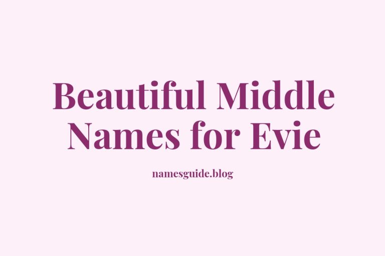 65+ Beautiful Middle Names for Evie: Find the Perfect Match