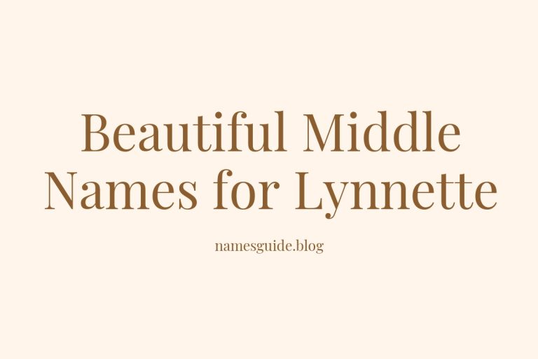 54+ Beautiful Middle Names for Lynnette