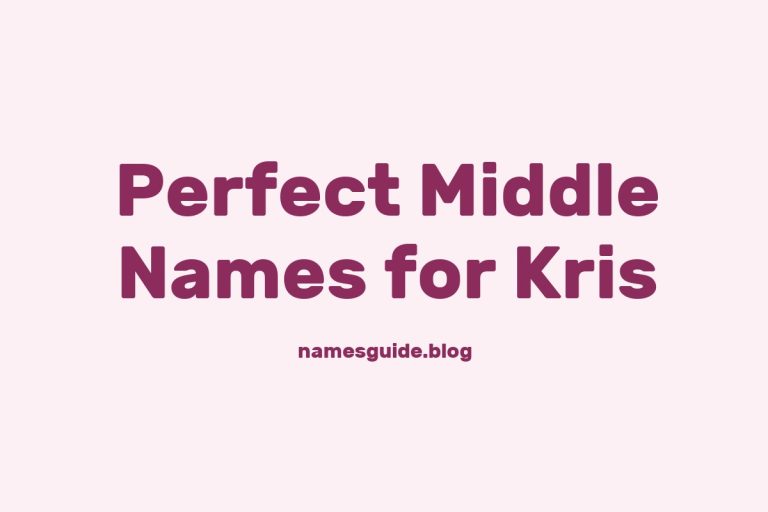63+ Perfect Middle Names for Kris: Find the Ideal Match