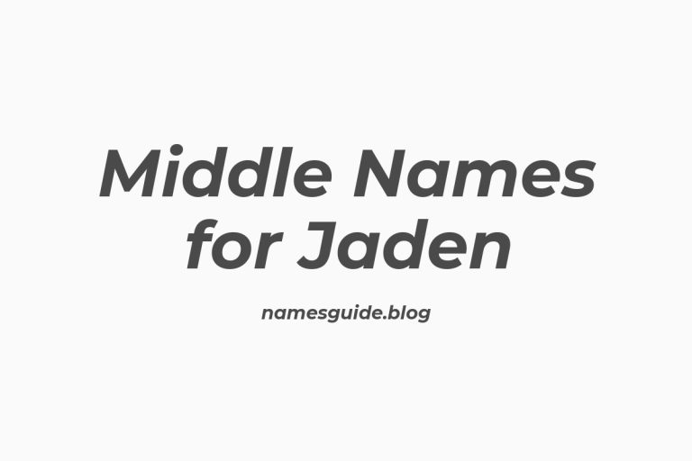 82+ Middle Names for Jaden: The Ultimate Guide